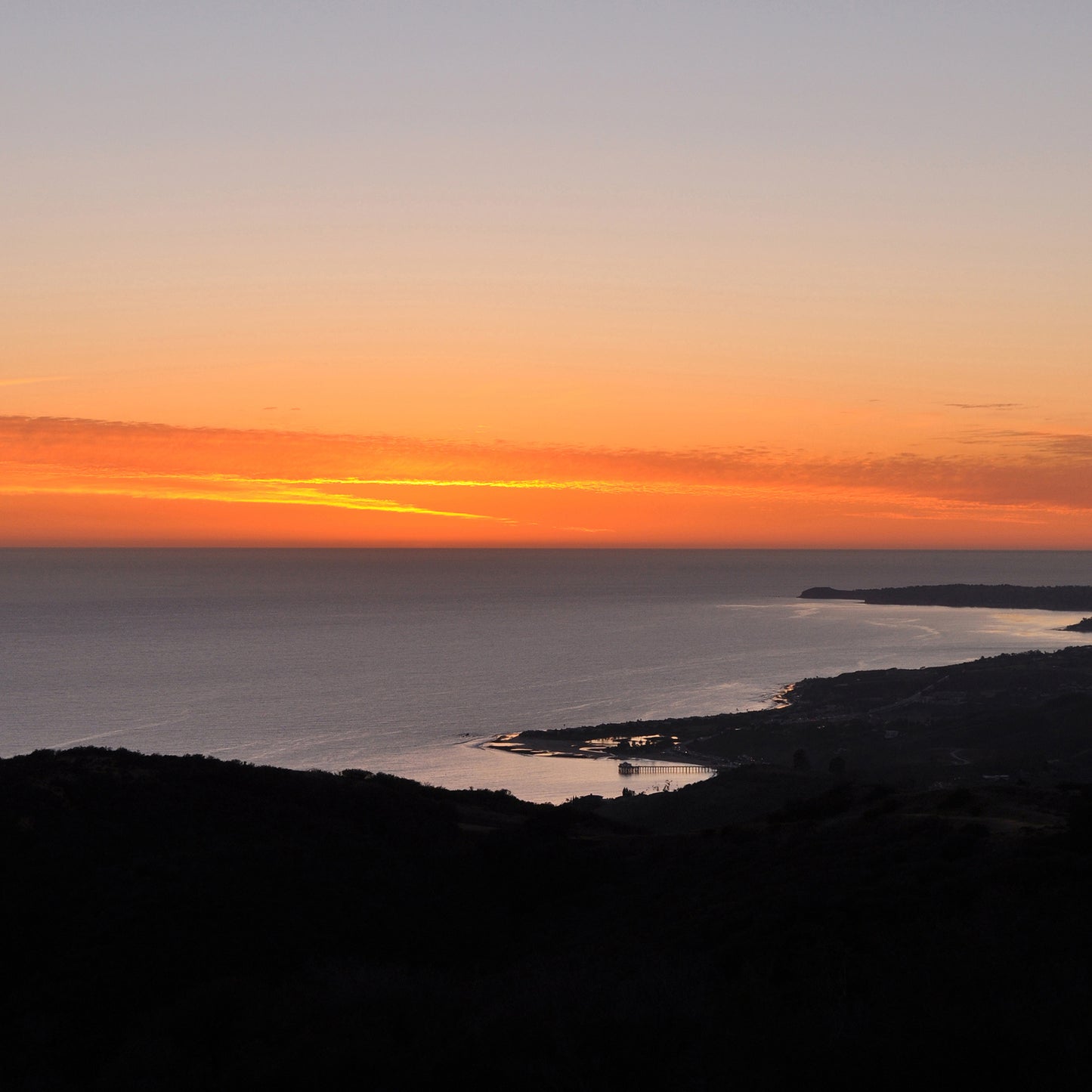 Canvas Malibu Sunset