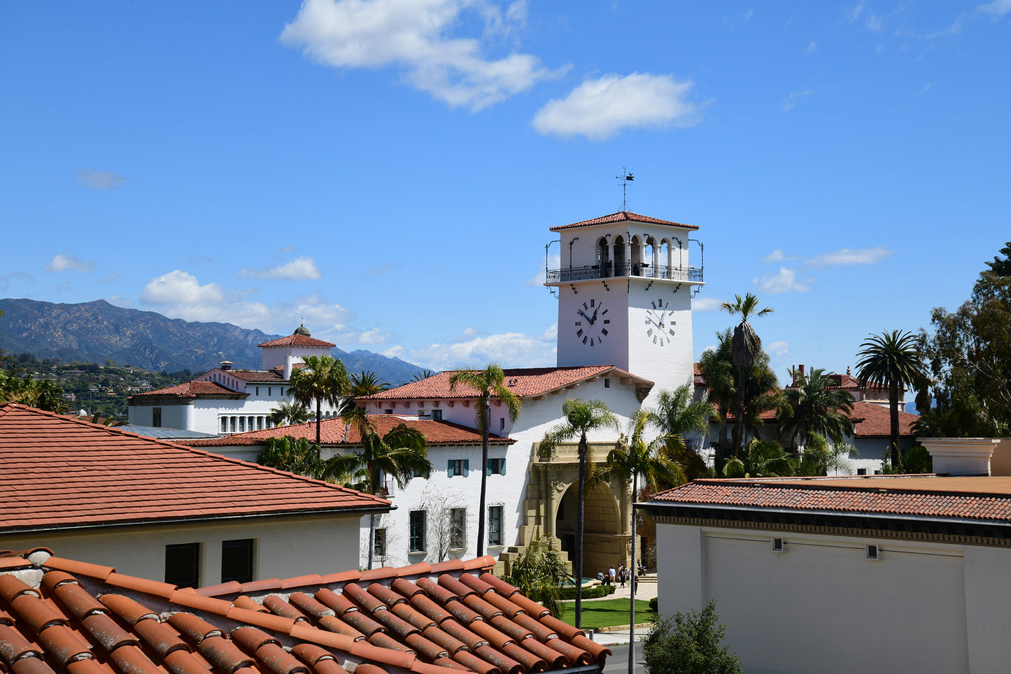 Framed Santa Barbara Courthouse