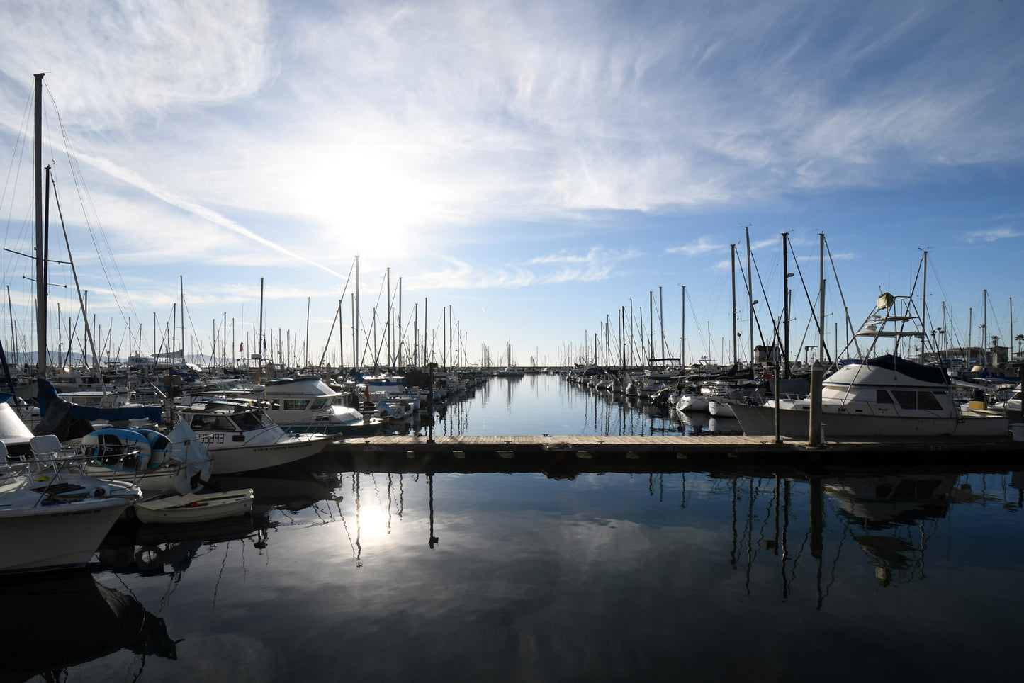 Canvas Santa Barbara Harbor
