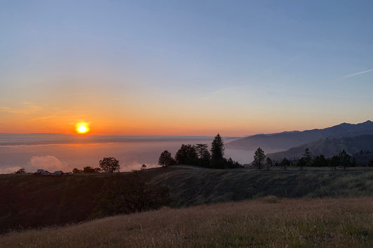 Canvas Big Sur Plaskett Creek Sunset