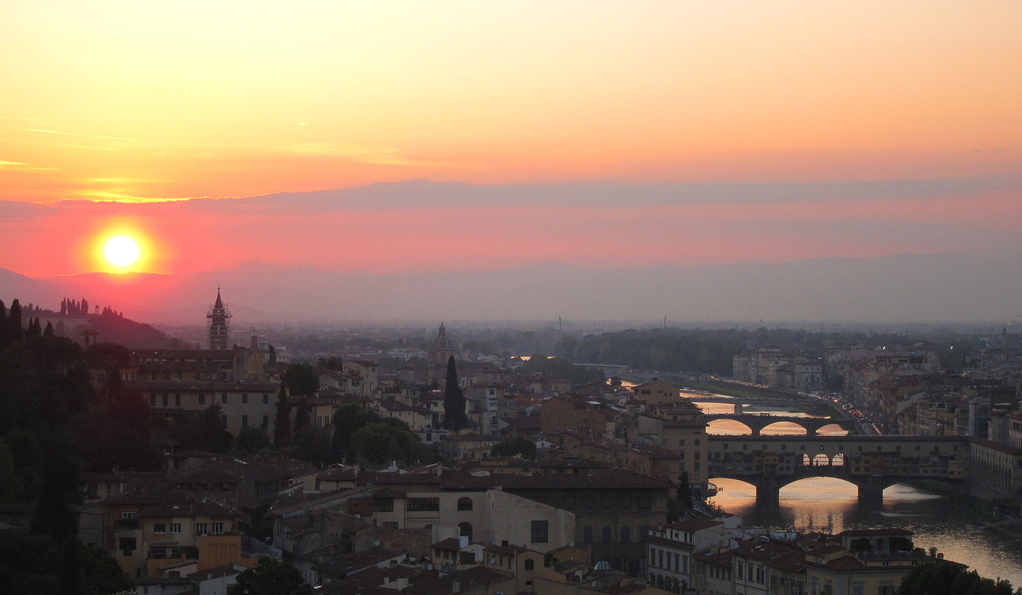 Canvas Florence Sunset