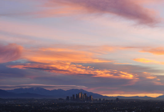 Canvas Los Angeles Sunrise
