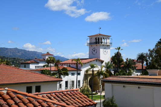 Framed Santa Barbara Courthouse